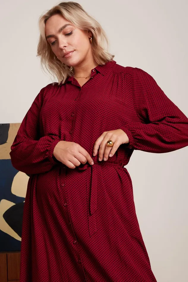 Dresses Women King Louie Carina Dress Piper Cabernet Red 8211 Piper