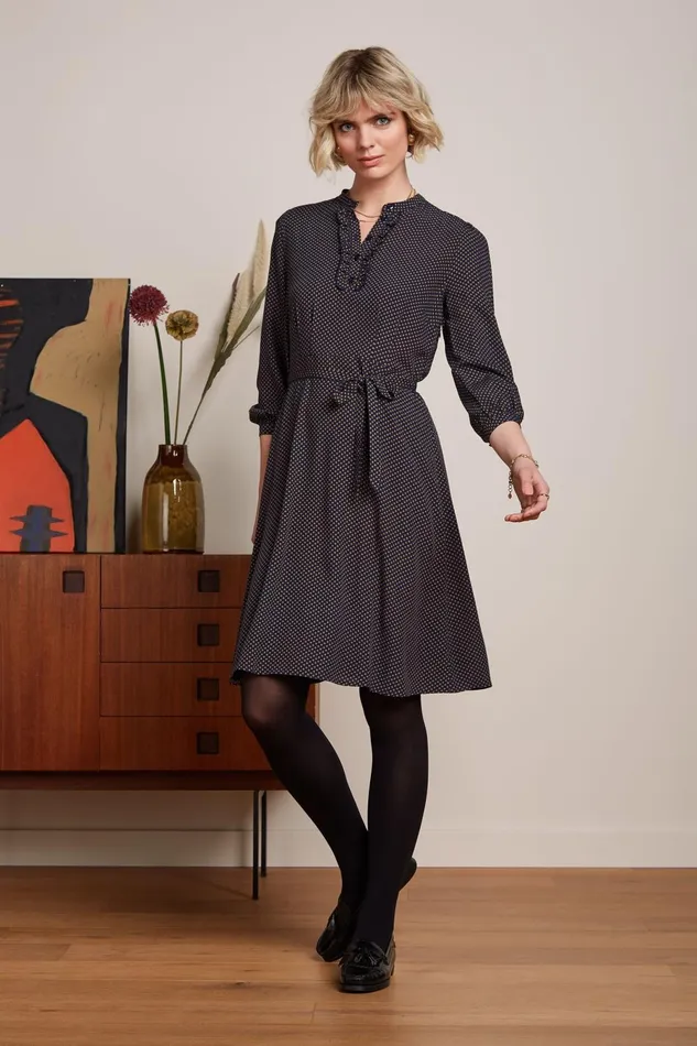 Dresses Women King Louie Caro Dress Piper Evening Blue 8211 Piper