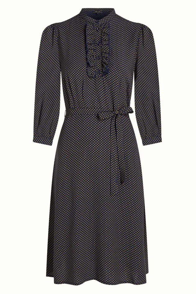 Dresses Women King Louie Caro Dress Piper Evening Blue 8211 Piper
