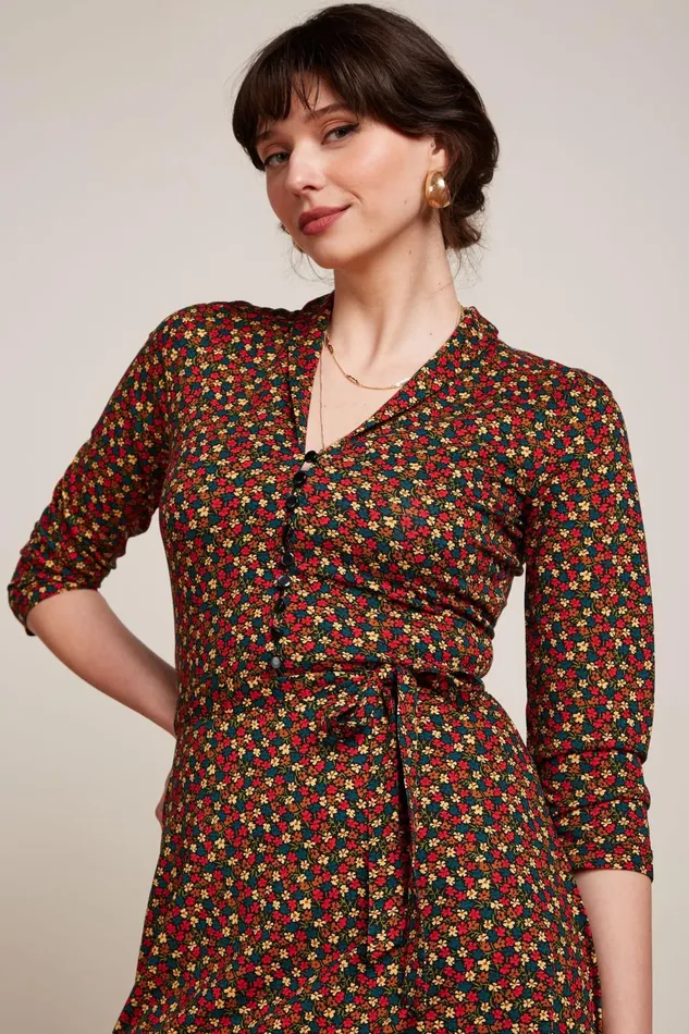 Dresses Women King Louie Emmy Dress Flaminga Black 8211 Flaminga
