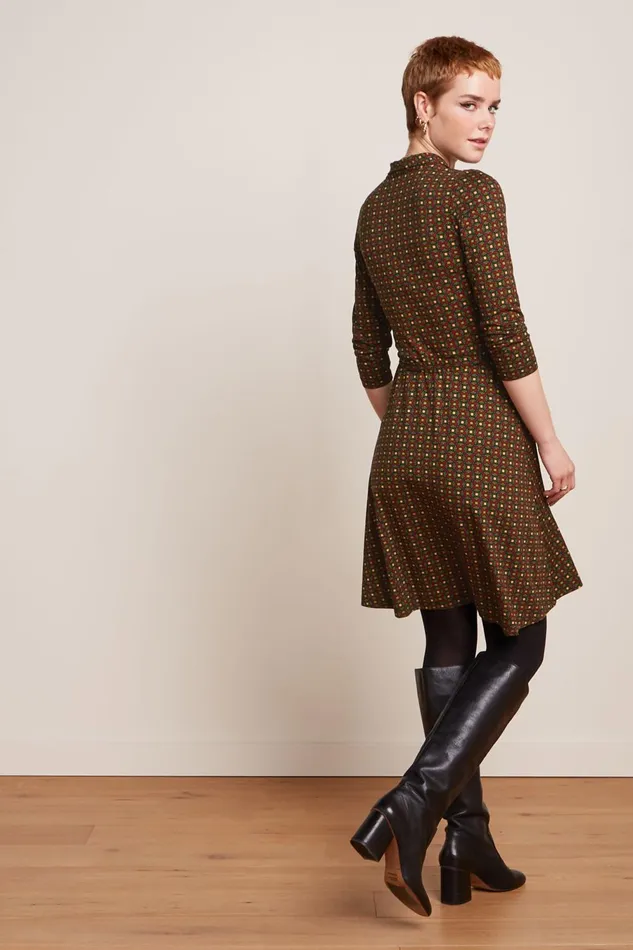 Dresses Women King Louie Emmy Dress Valley Cabernet Red 8211 Valley