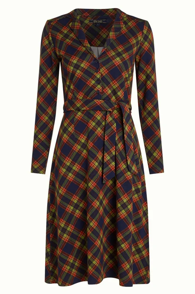 Dresses Women King Louie Lola Dress Bennet Evening Blue 8211 Bennet