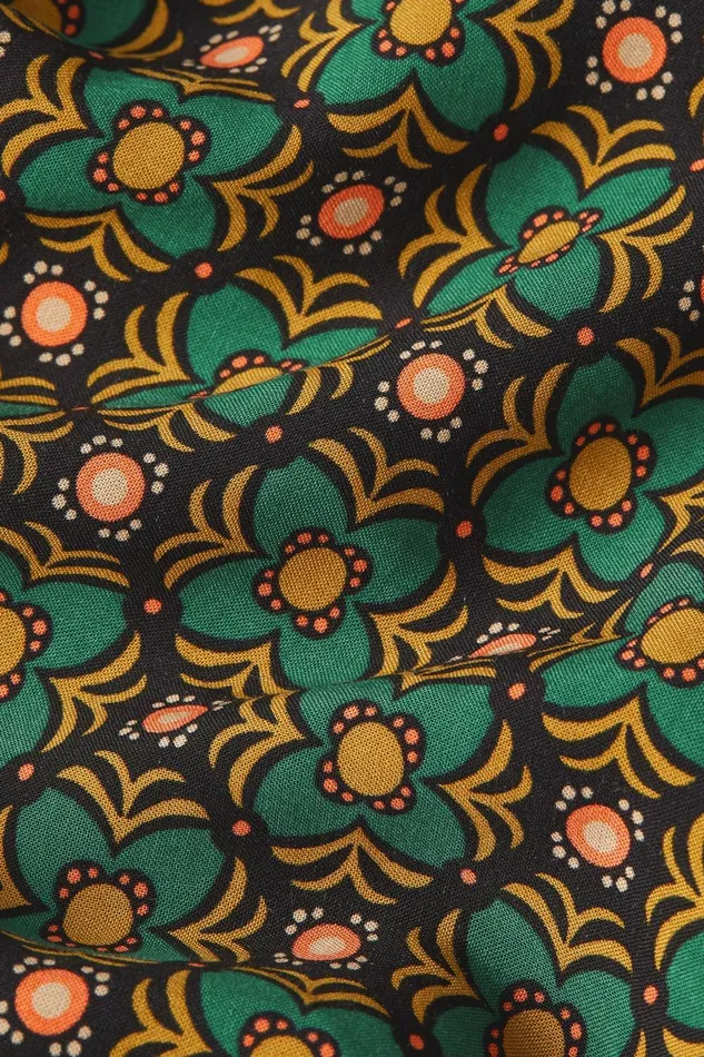Dresses Women King Louie Marisa Dress Valley Peacock Green 8211 Valley