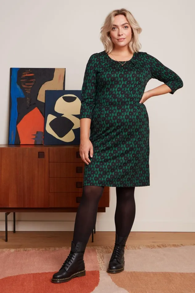 Dresses Women King Louie Mona Dress Marvin Para Green 8211 Marvin
