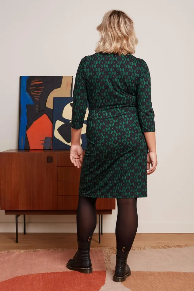 Dresses Women King Louie Mona Dress Marvin Para Green 8211 Marvin