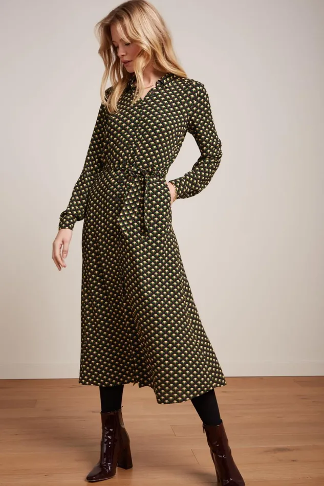 Dresses Women King Louie Olive Dress Mayfield Sycamore Green 8211 Mayfield