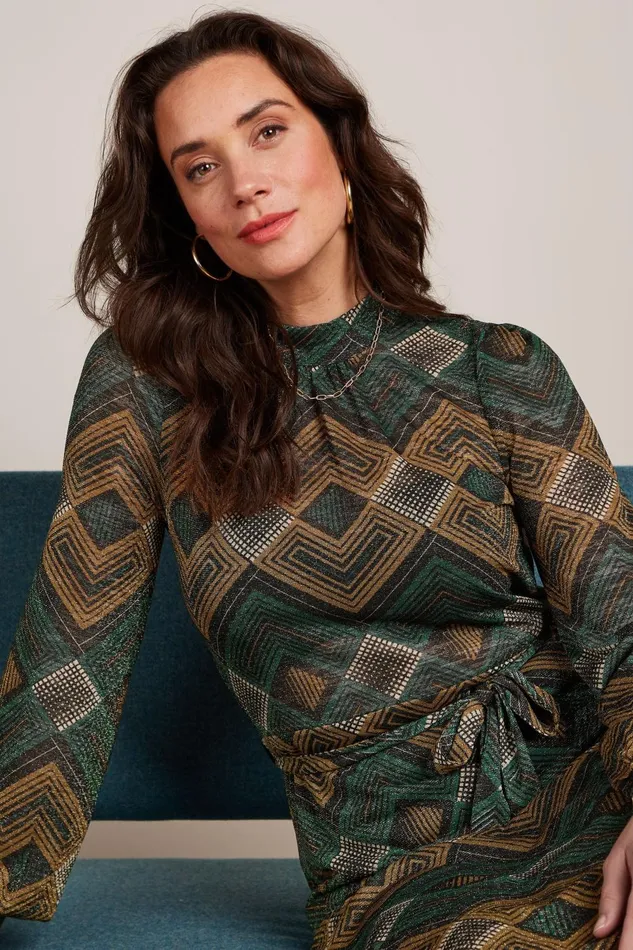 Dresses Women King Louie Phoebe Dress Morrison Pine Green 8211 Morrison