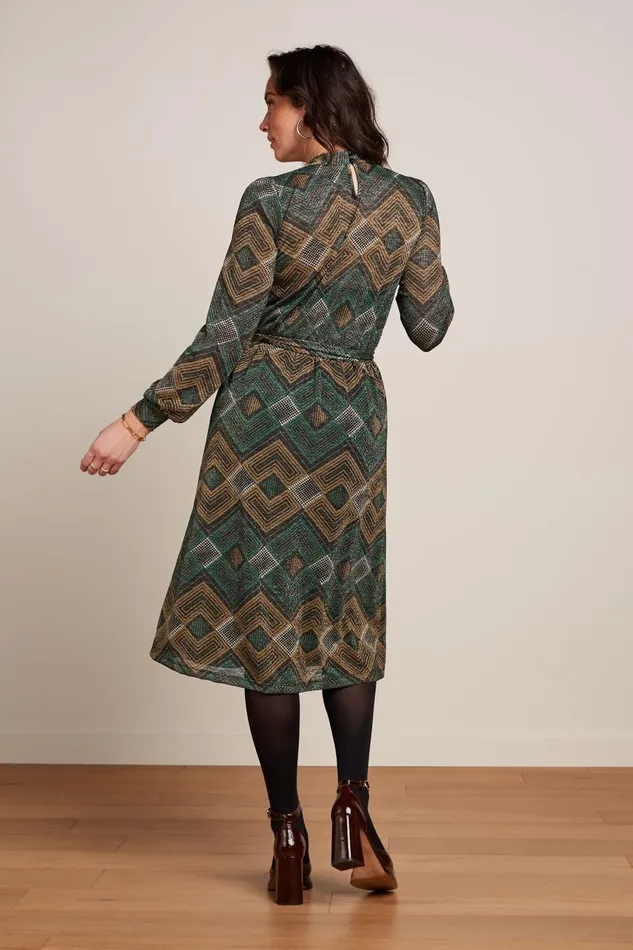 Dresses Women King Louie Phoebe Dress Morrison Pine Green 8211 Morrison