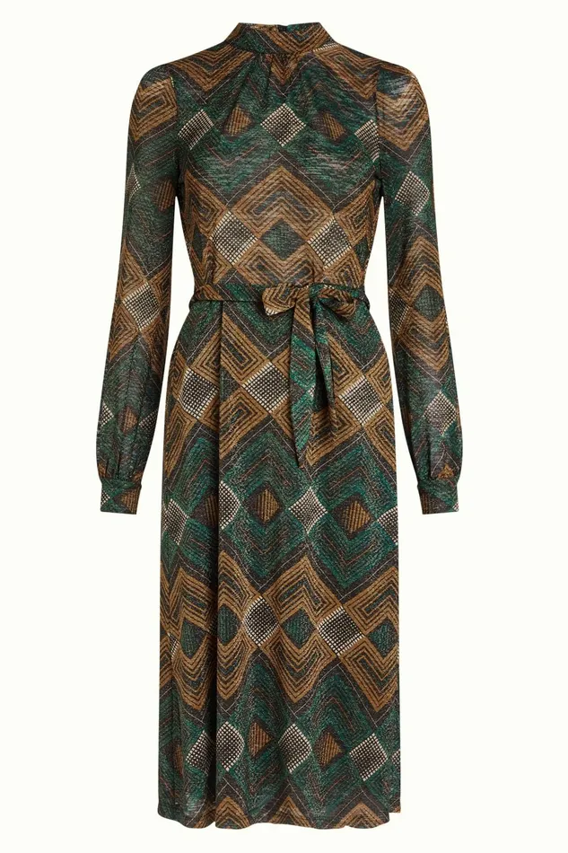 Dresses Women King Louie Phoebe Dress Morrison Pine Green 8211 Morrison