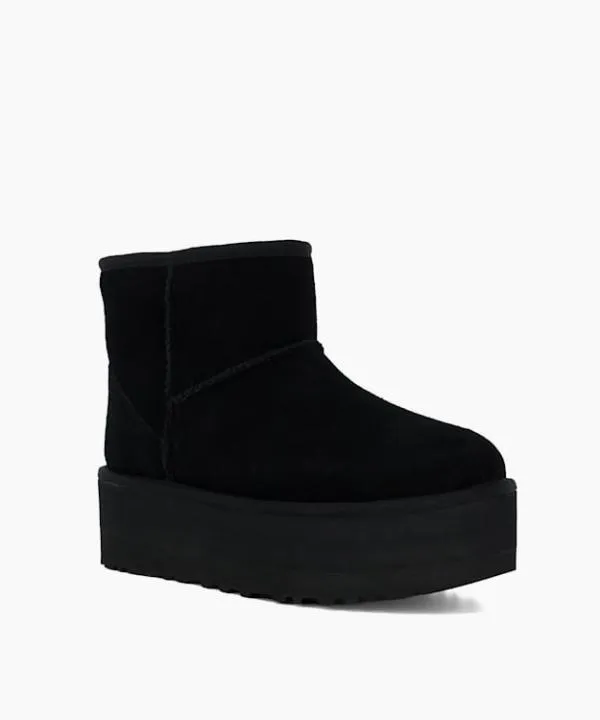 Dune London Ankle Boots Classic Mini Pl Black UGG Suede Platform Boots Dune London Black 8211 Women