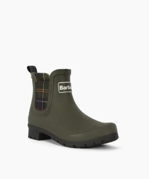 Dune London Ankle Boots Kingham Khaki Check Trim Ankle Length Wellies Dune London Green 8211 Women Dune London Ankle Boots Kingham Khaki Check Trim Ankle Length Wellies Dune London Green 8211 Women