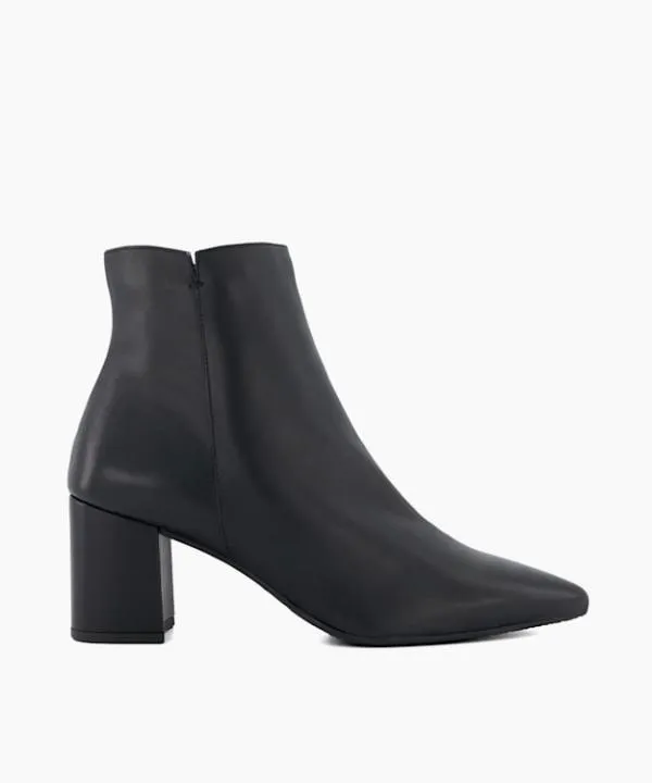 Dune London Ankle Boots Olexa Black BlockHeeled Leather Ankle Boots Dune London Black 8211 Women Dune London Ankle Boots Olexa Black BlockHeeled Leather Ankle Boots Dune London Black 8211 Women