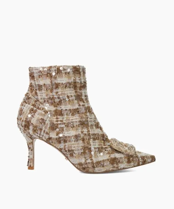 Dune London Ankle Boots Opulance Beige Textured Heel Diamante Buckle Ankle Boots Dune London Neutral 8211 Women Dune London Ankle Boots Opulance Beige Textured Heel Diamante Buckle Ankle Boots Dune London Neutral 8211 Women