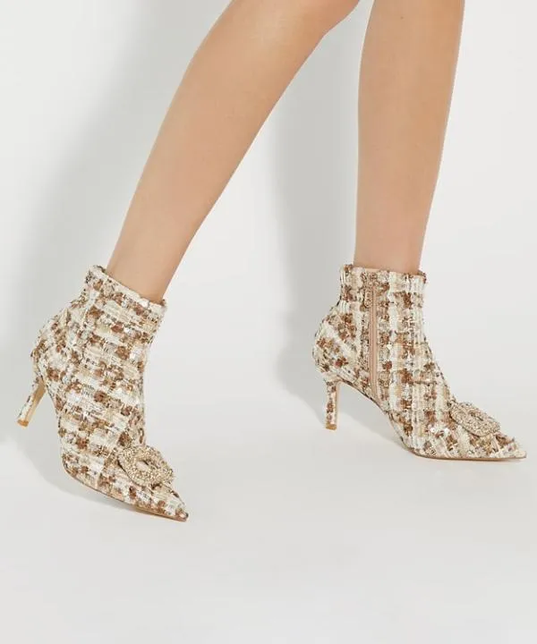 Dune London Ankle Boots Opulance Beige Textured Heel Diamante Buckle Ankle Boots Dune London Neutral 8211 Women Dune London Ankle Boots Opulance Beige Textured Heel Diamante Buckle Ankle Boots Dune London Neutral 8211 Women