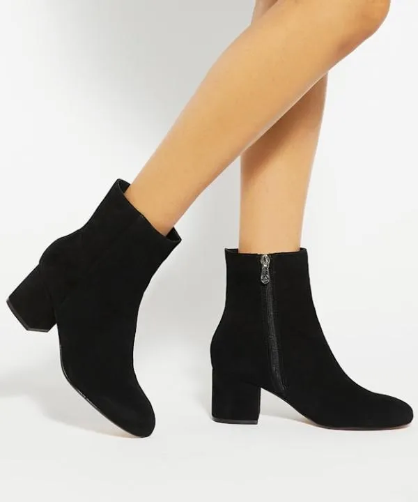 Dune London Ankle Boots Ottack 2 Black Side Zip Block Heel Ankle Boots Dune London Black 8211 Women Dune London Ankle Boots Ottack 2 Black Side Zip Block Heel Ankle Boots Dune London Black 8211 Women