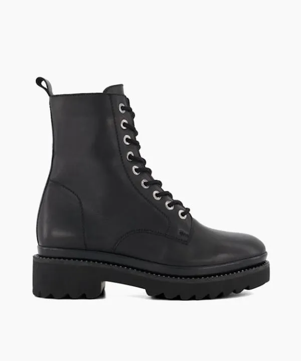 Dune London Ankle Boots Palz Black Casual Leather LaceUp Boots Dune London Black 8211 Women Dune London Ankle Boots Palz Black Casual Leather LaceUp Boots Dune London Black 8211 Women