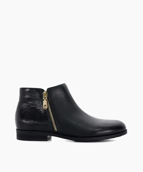 Dune London Ankle Boots Pandias Black Croc Effect Detail Low Heel Boots Dune London Black 8211 Women Dune London Ankle Boots Pandias Black Croc Effect Detail Low Heel Boots Dune London Black 8211 Women