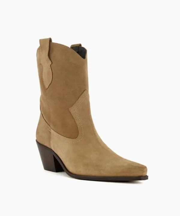 Dune London Ankle Boots Pardner Sand Mid Length Suede Western Boots Dune London Neutral 8211 Women Dune London Ankle Boots Pardner Sand Mid Length Suede Western Boots Dune London Neutral 8211 Women