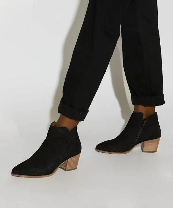 Dune London Ankle Boots Parlor Black Wide Fit Heeled Nubuck Western Boots Dune London Black Nubuck 8211 Women Dune London Ankle Boots Parlor Black Wide Fit Heeled Nubuck Western Boots Dune London Black Nubuck 8211 Women