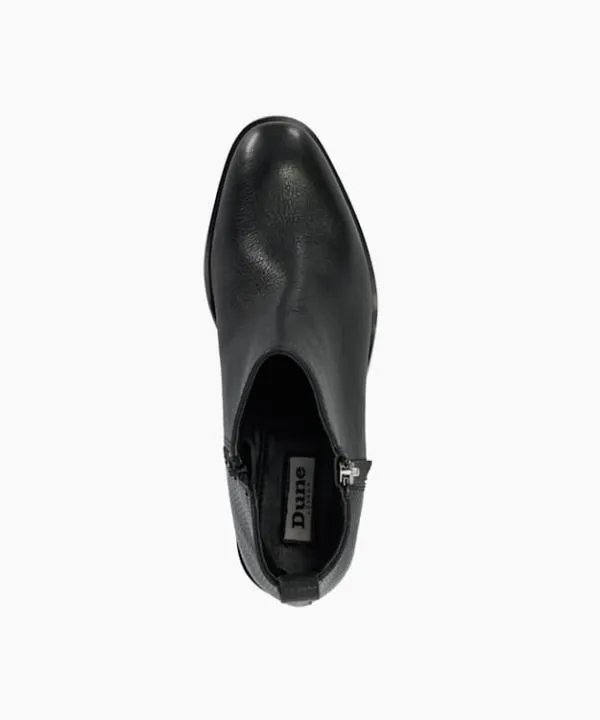 Dune London Ankle Boots Pear Black Stacked Heel Suede Boots Dune London Black 8211 Women Dune London Ankle Boots Pear Black Stacked Heel Suede Boots Dune London Black 8211 Women