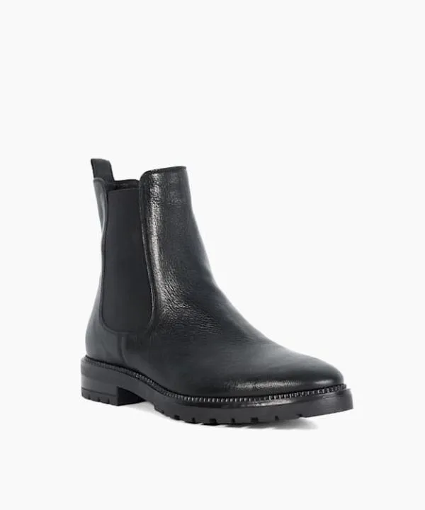 Dune London Ankle Boots Poema Black Cleated Sole Chelsea Boots Dune London Black 8211 Women