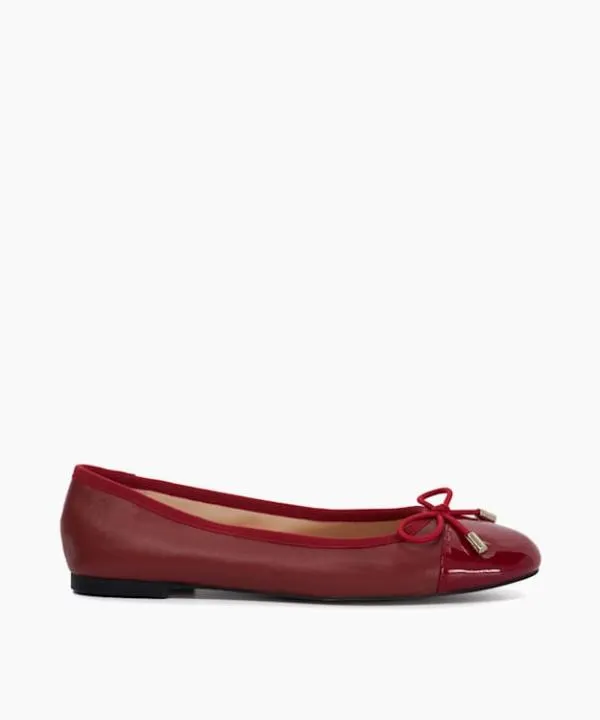 Dune London Ballet Pumps Highest Dark Red Toe Cap Ballet Pump Dune London Red 8211 Women Dune London Ballet Pumps Highest Dark Red Toe Cap Ballet Pump Dune London Red 8211 Women