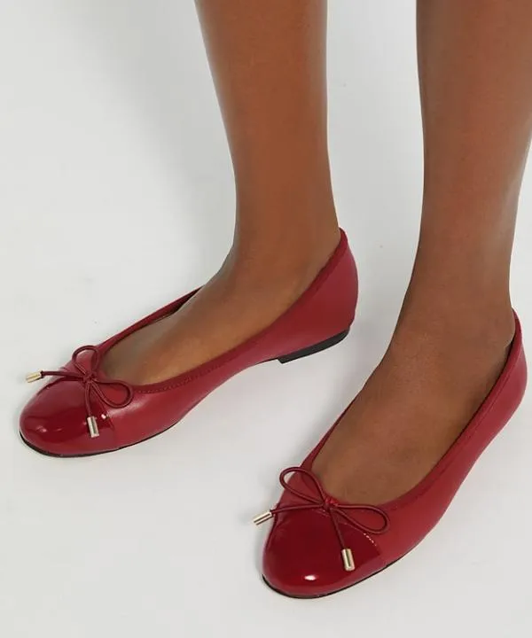 Dune London Ballet Pumps Highest Dark Red Toe Cap Ballet Pump Dune London Red 8211 Women Dune London Ballet Pumps Highest Dark Red Toe Cap Ballet Pump Dune London Red 8211 Women