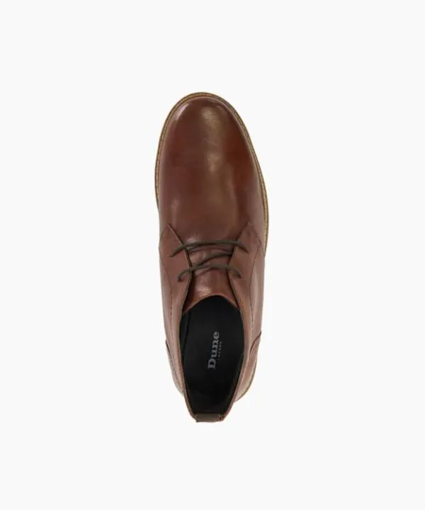 Dune London Casual Boots Clydell Brown Brown Leather Boots Dune London Brown 8211 Men
