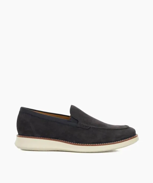 Dune London Casual Shoes Barons Grey Wedge Sole Slip On Loafers Dune London Grey 8211 Men Dune London Casual Shoes Barons Grey Wedge Sole Slip On Loafers Dune London Grey 8211 Men