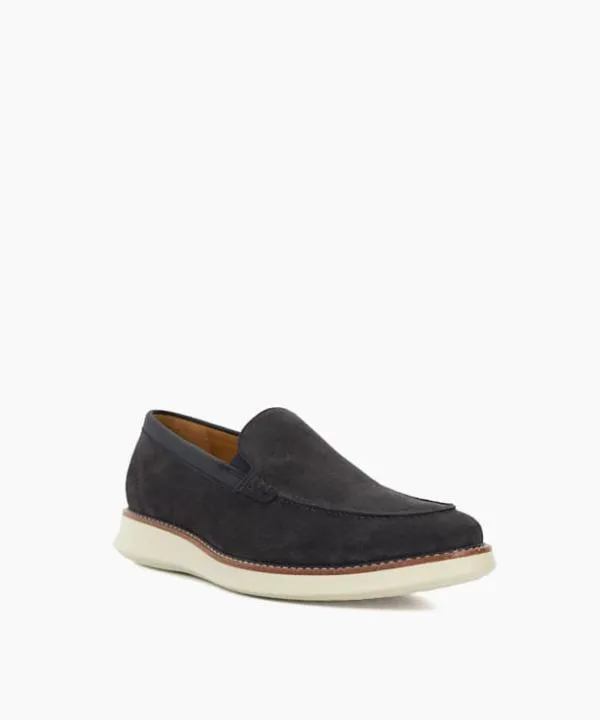 Dune London Casual Shoes Barons Grey Wedge Sole Slip On Loafers Dune London Grey 8211 Men Dune London Casual Shoes Barons Grey Wedge Sole Slip On Loafers Dune London Grey 8211 Men