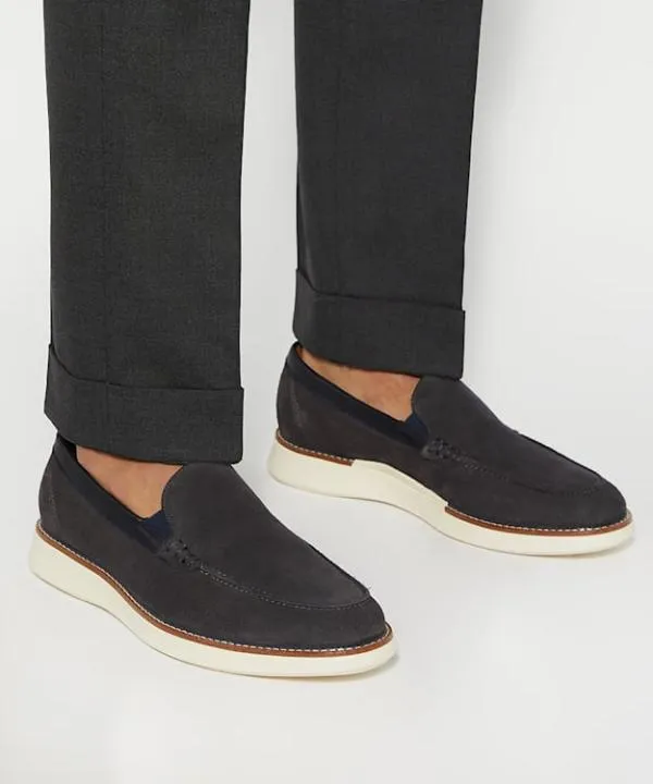 Dune London Casual Shoes Barons Grey Wedge Sole Slip On Loafers Dune London Grey 8211 Men Dune London Casual Shoes Barons Grey Wedge Sole Slip On Loafers Dune London Grey 8211 Men