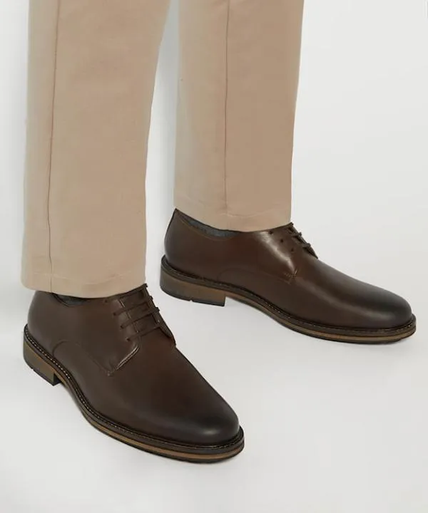 Dune London Casual Shoes Barrett Brown Round Toe LaceUp Shoes Dune London Brown 8211 Men Dune London Casual Shoes Barrett Brown Round Toe LaceUp Shoes Dune London Brown 8211 Men