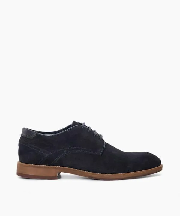 Dune London Casual Shoes Bridon Navy Laceup Gibson Dune London Blue 8211 Men