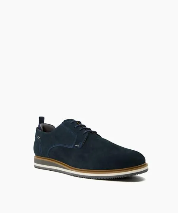Dune London Casual Shoes Bucatini Navy Wedge Sole Lace Up Shoes Dune London Blue 8211 Men Dune London Casual Shoes Bucatini Navy Wedge Sole Lace Up Shoes Dune London Blue 8211 Men