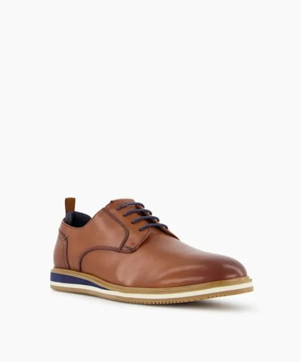 Dune London Casual Shoes Bucatini Tan Wedge Sole Lace Up Shoes Dune London Brown 8211 Men Dune London Casual Shoes Bucatini Tan Wedge Sole Lace Up Shoes Dune London Brown 8211 Men