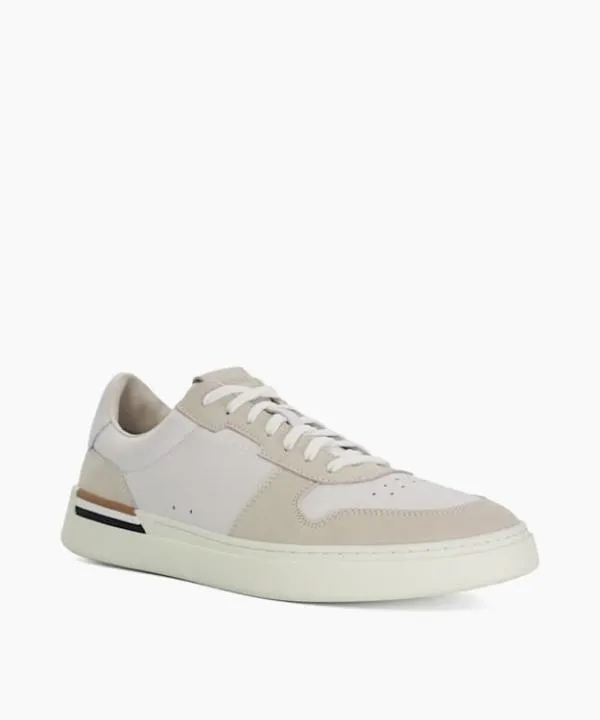 Dune London Casual Shoes Clint Tenn White Branded LaceUp Cupsole Trainers Dune London White 8211 Men Dune London Casual Shoes Clint Tenn White Branded LaceUp Cupsole Trainers Dune London White 8211 Men