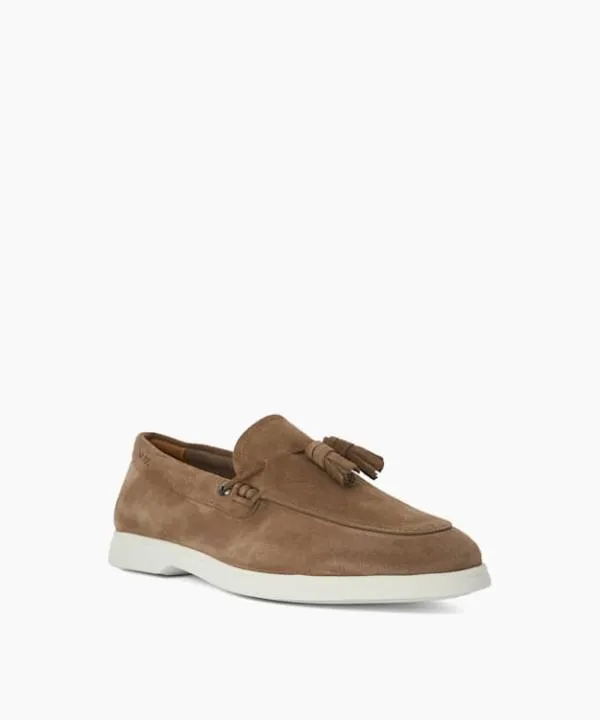 Dune London Casual Shoes Sienne Brown Suede Tassel Trim Loafers Dune London Brown 8211 Men Dune London Casual Shoes Sienne Brown Suede Tassel Trim Loafers Dune London Brown 8211 Men