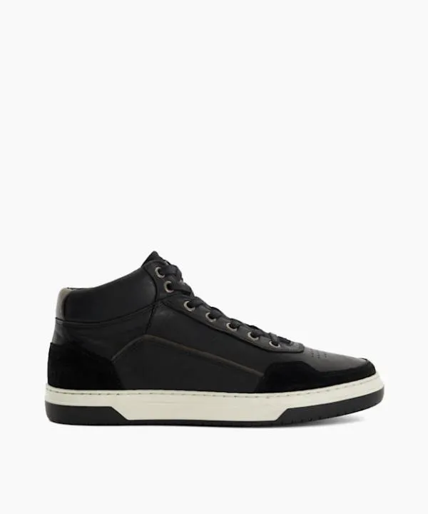 Dune London Casual Shoes Sydnies Black Contrast Perforated High Top Trainers Dune London Black 8211 Men Dune London Casual Shoes Sydnies Black Contrast Perforated High Top Trainers Dune London Black 8211 Men