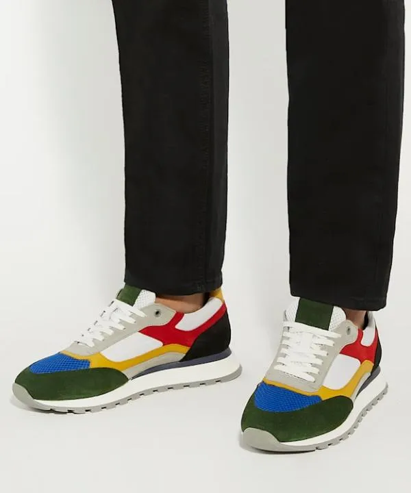 Dune London Casual Shoes Tetra Multi Colour Block Runners Dune London Multi 8211 Men Dune London Casual Shoes Tetra Multi Colour Block Runners Dune London Multi 8211 Men