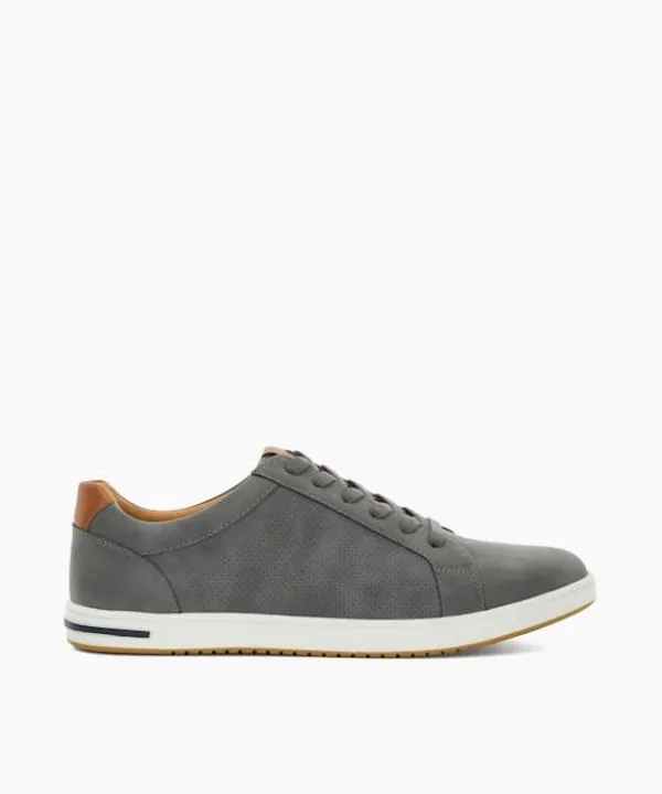Dune London Casual Shoes Tezzy Grey Perforated LaceUp Trainers Dune London Grey 8211 Men Dune London Casual Shoes Tezzy Grey Perforated LaceUp Trainers Dune London Grey 8211 Men