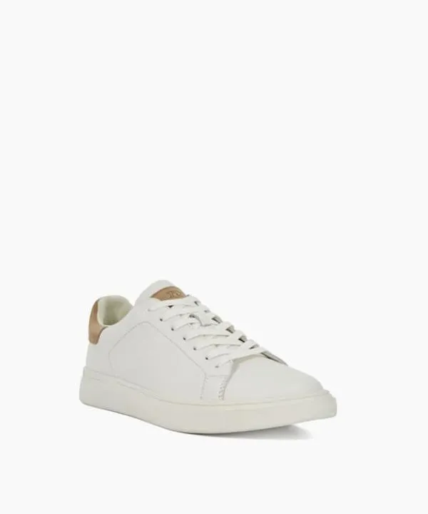 Dune London Casual Shoes Toyon White Lace Up Trainers Dune London White 8211 Men