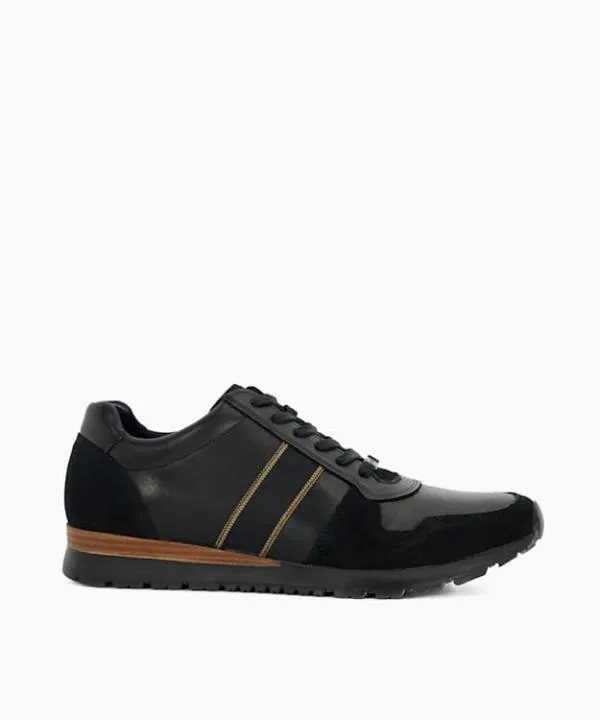 Dune London Casual Shoes Treck Black Lace Up Runner Dune London Black 8211 Men Dune London Casual Shoes Treck Black Lace Up Runner Dune London Black 8211 Men