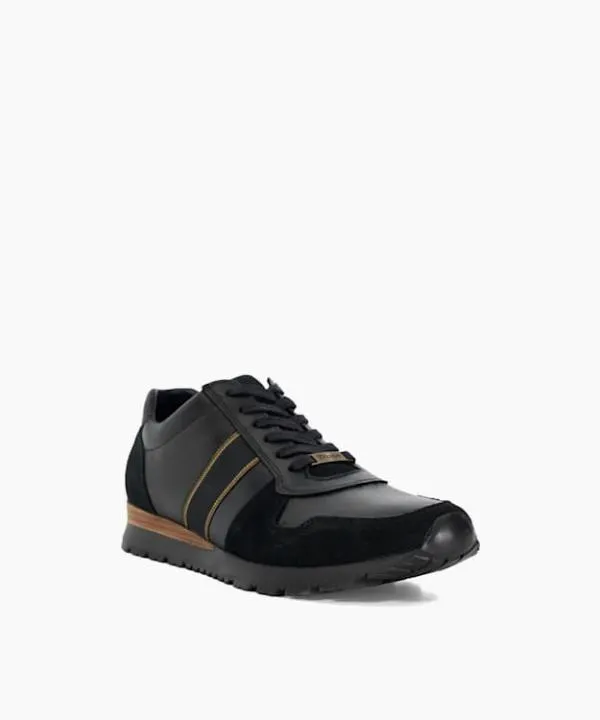 Dune London Casual Shoes Treck Black Lace Up Runner Dune London Black 8211 Men