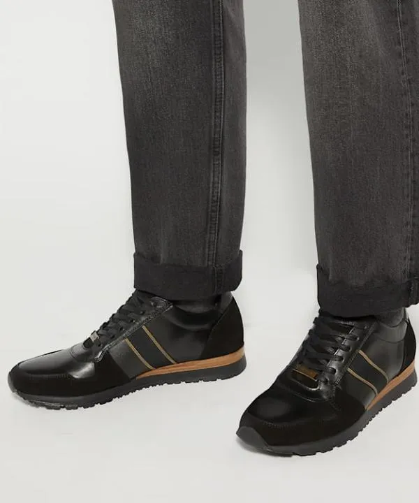 Dune London Casual Shoes Treck Black Lace Up Runner Dune London Black 8211 Men