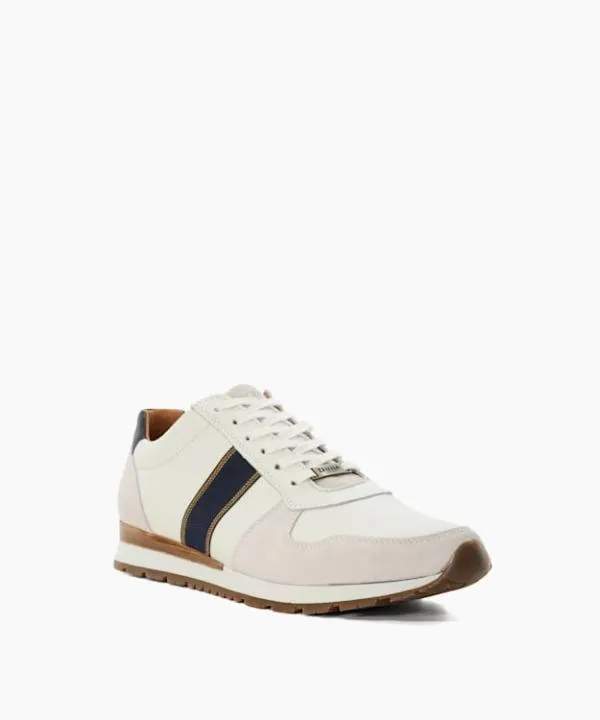 Dune London Casual Shoes Treck White Lace Up Runner Dune London White 8211 Men Dune London Casual Shoes Treck White Lace Up Runner Dune London White 8211 Men