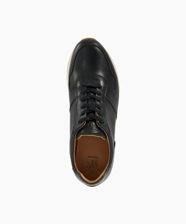 Dune London Casual Shoes Trilogy Black LaceUp Runner Trainers Dune London Black 8211 Men