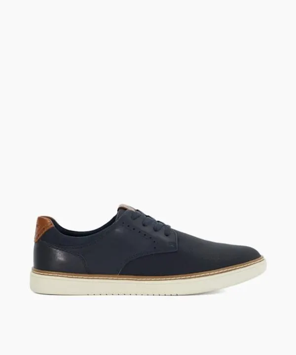 Dune London Casual Shoes Trustees Navy Wide Fit Contrasting LaceUp Trainers Dune London Blue 8211 Men Dune London Casual Shoes Trustees Navy Wide Fit Contrasting LaceUp Trainers Dune London Blue 8211 Men