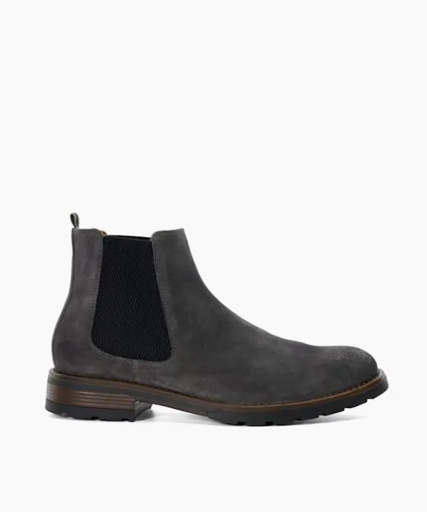 Dune London Chelsea Boots Chelty Grey Brushed Suede Chelsea Boots Dune London Grey 8211 Men