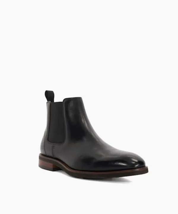 Dune London Chelsea Boots Maxton Black Pull On Leather Boots Dune London Black 8211 Men