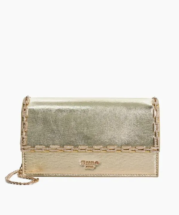 Dune London Clutch Bags Billion Gold Diamante Chain Link Trim Bag Dune London Metallic 8211 Women Dune London Clutch Bags Billion Gold Diamante Chain Link Trim Bag Dune London Metallic 8211 Women